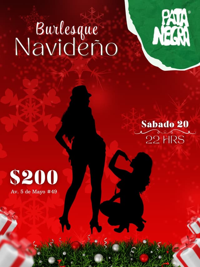 BURLESQUE NAVIDEÑO