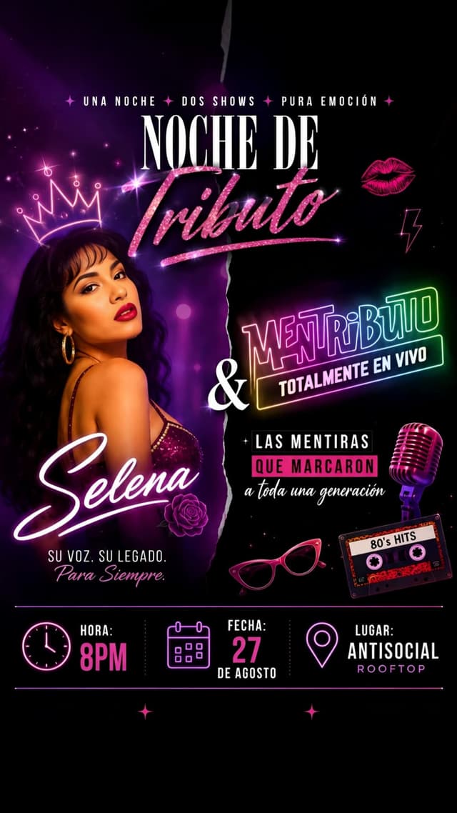 NOCHE DE TRIBUTOS
