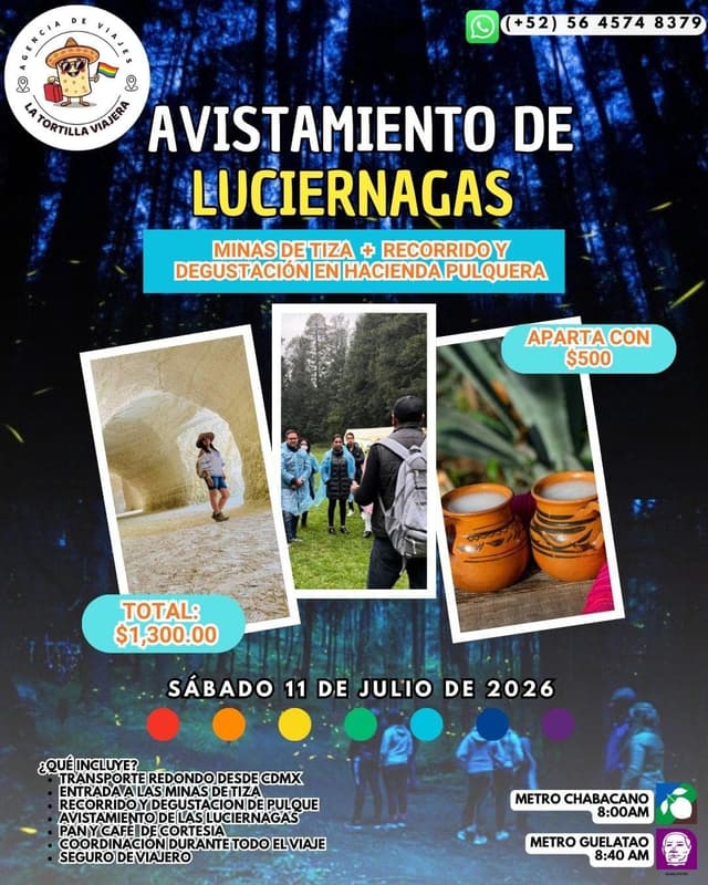 Tour Avistamiento de Luciérnagas 2026