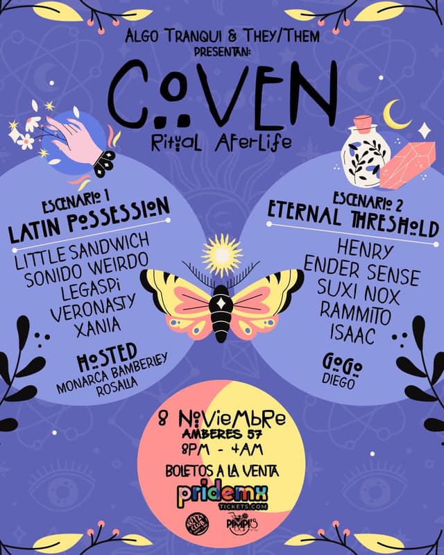 Algo Tranqui & They/Them Presentan: COVEN - RITUAL AFERLIFE