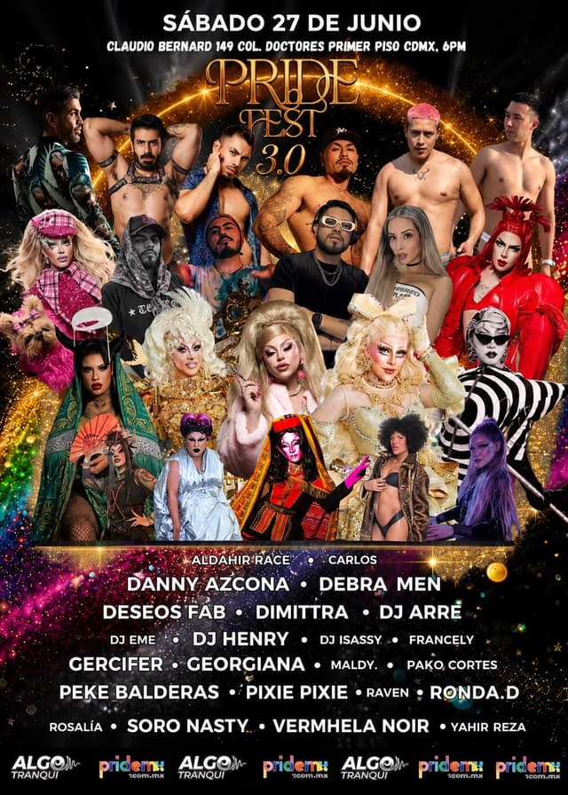 PRIDE FEST 3.0 X ALGO TRANQUI