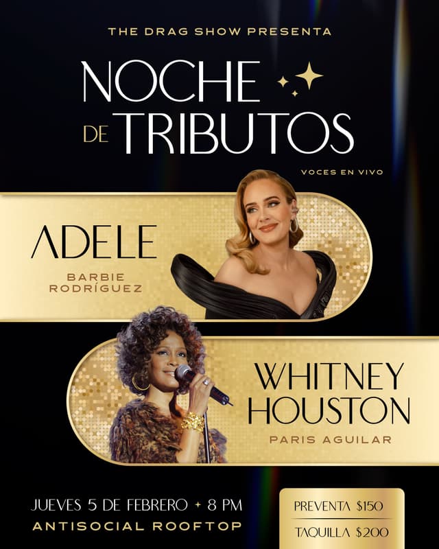 TRIBUTO ADELE Y WHITNEY HOUSTON
