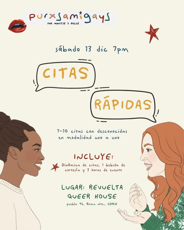 CITAS RÁPIDAS PURXSAMIGAYS DICIEMBRE